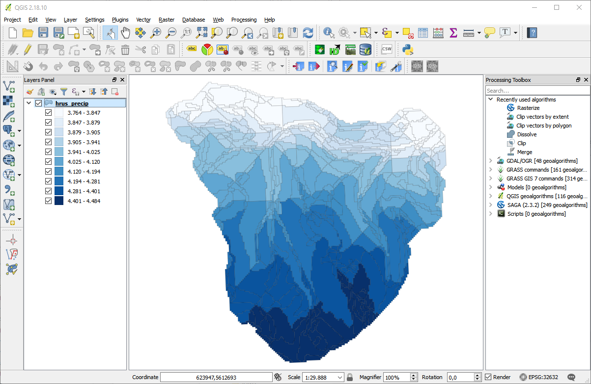 Opening aggregated data in QGIS