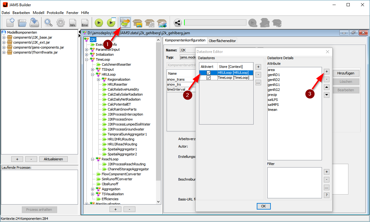 Output configuration dialog