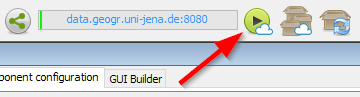 Run on cloud button